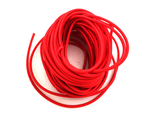 V-Twin - 32-8120 - Pure Red 25' Braided Wire