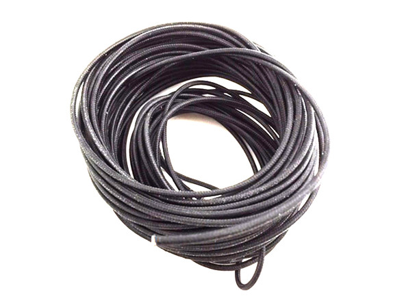 V-Twin - 32-8121 - Pure Black 25' Braided Wire