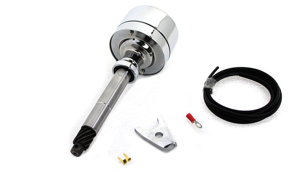 V-Twin - 32-8217 - V-Fire Big Twin Overhead Valve Auto Advance Distributor Zinc - Fits 1966-1969 Harley-Davidson FL
