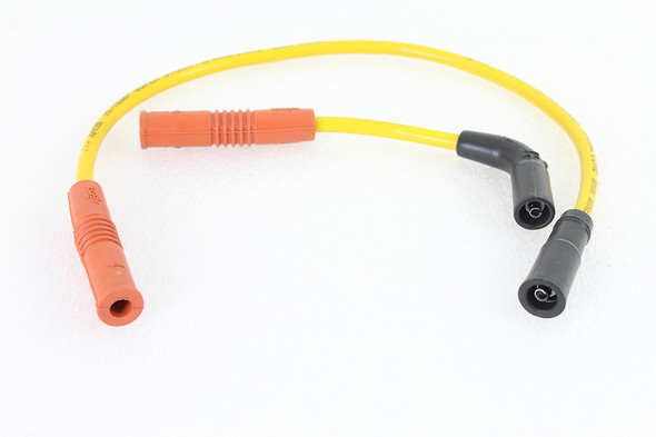 V-Twin - 32-9169 - Accel 8mm S/S Spiral Core Ignition Wire Set Yellow