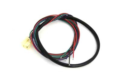 V-Twin - 32-9331 - Tail Lamp Wiring PVC Covered - Fits 1987-1990 Harley-Davidson FXST, FLST