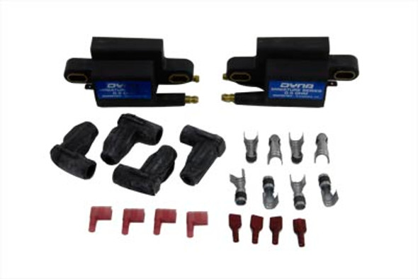 V-Twin - 32-9341 - Dyna Mini Coil Set 0.5 Ohms Dual Output Towers