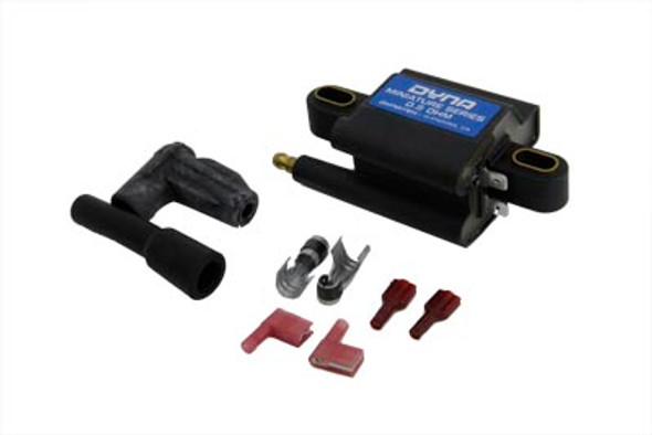 V-Twin - 32-9344 - Dyna Mini Coil Set 0.5 Ohms Single Output Towers