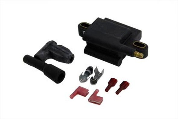 V-Twin - 32-9344 - Dyna Mini Coil Set 0.5 Ohms Single Output Towers