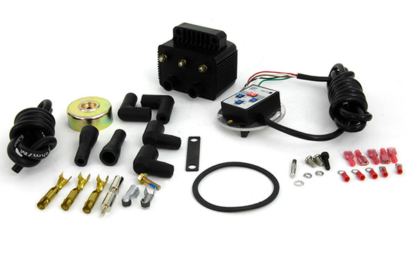 V-Twin - 32-9503 - V-Fire Single Fire Ignition Kit with 8.5mm Diameter Coil