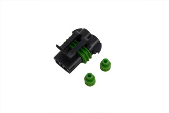 V-Twin - 32-9640 - Wire Terminal 2 Wire Female Connector