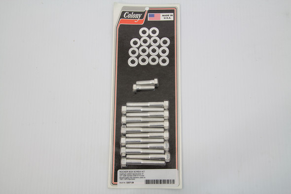 V-Twin - 3207-28 - Rocker Box Screw Kit Cadmium