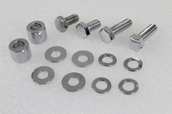 V-Twin - 3296-16 - Spotlamp Mounting Kit Chrome Plated