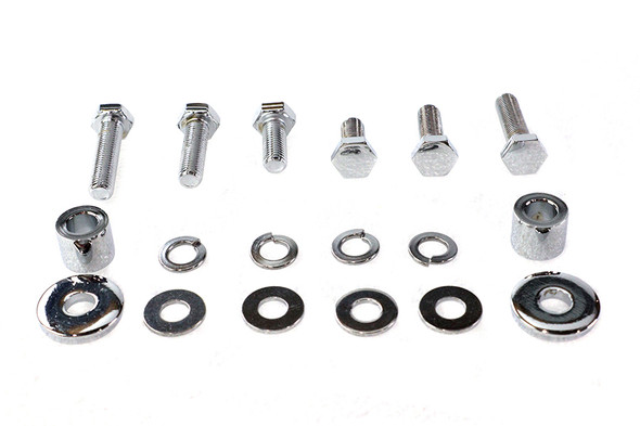 V-Twin - 3298-18 - Spotlamp Mounting Kit Chrome Plated