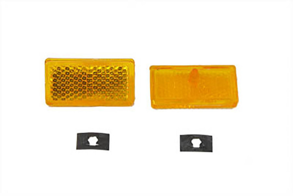 V-Twin - 33-0035 - Front Amber Reflector Set