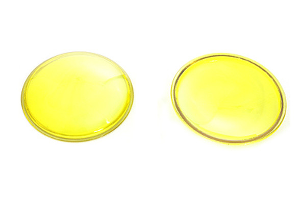 V-Twin - 33-0062 - Amber Glass Spotlamp Lens Set