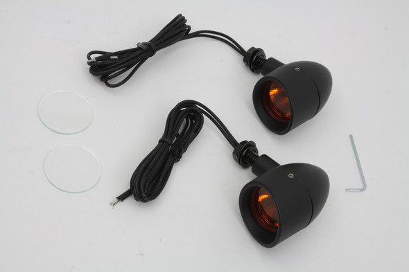 V-Twin - 33-0084 - Bullet Smooth Type Marker Lamp Set