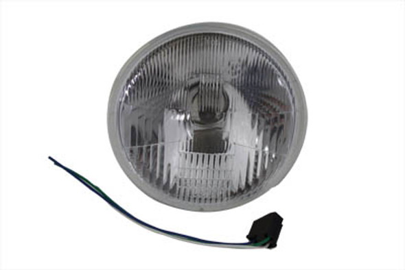 V-Twin - 33-0201 - 7 inch Headlamp Unit Replacement Flat Type