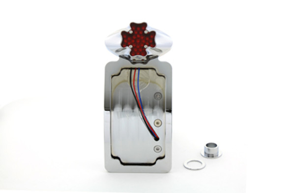 V-Twin - 33-0215 - Maltese Chrome LED Tail Lamp Kit