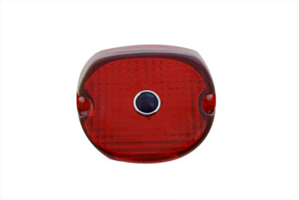 V-Twin - 33-0249 - Tail Lamp Lens Laydown Style Red