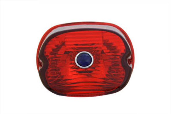 V-Twin - 33-0252 - Tail Lamp Lens Laydown Style Red