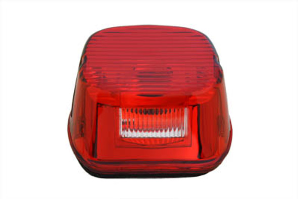 V-Twin - 33-0254 - Tail Lamp Lens Laydown Style Red