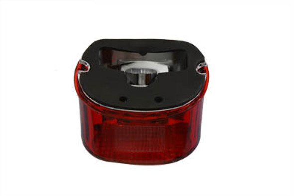 V-Twin - 33-0257 - Tail Lamp Lens Laydown Style Red
