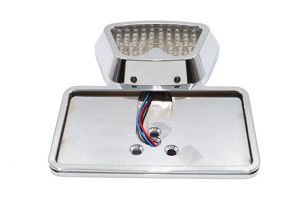 V-Twin - 33-0289 - Chrome Fender Mount LED Tail Lamp Zoid Type