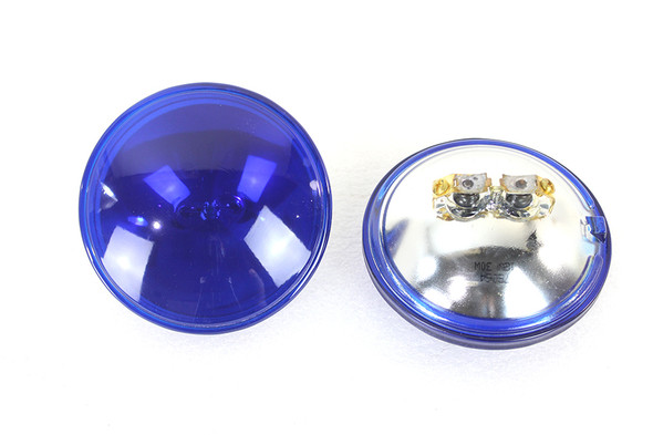 V-Twin - 33-0298 - Blue Sealed Beam 4-1/2 inch Spotlamp Set