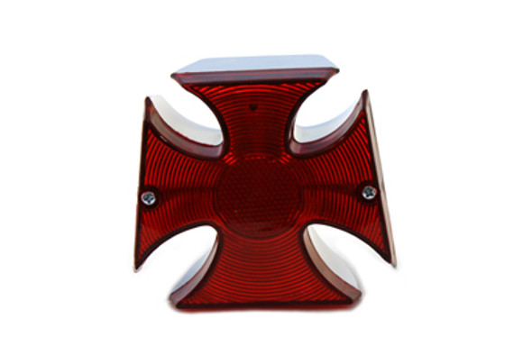 V-Twin - 33-0312 - Chrome Maltese Tail Lamp
