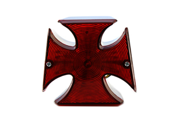 V-Twin - 33-0343 - Chrome Maltese LED Tail Lamp