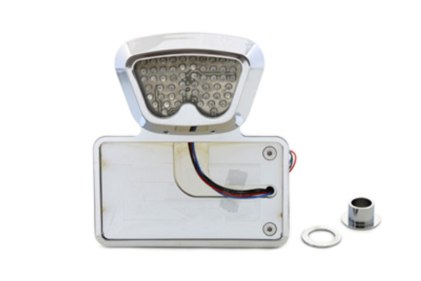 V-Twin - 33-0395 - Chrome Horizontal Noid Style Tail Lamp Kit