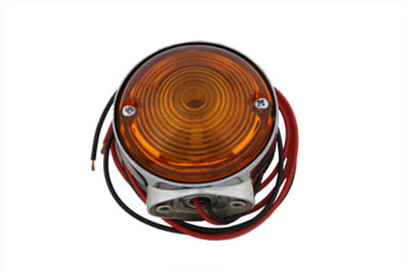 V-Twin - 33-0409 - Chrome Turn Signal Front and Rear Dual