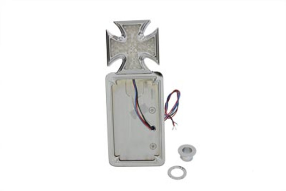 V-Twin - 33-0416 - Red Baron Cross LED Tail Lamp Kit