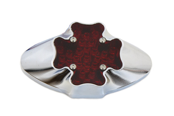 V-Twin - 33-0477 - Maltese Oval Style Tail Lamp