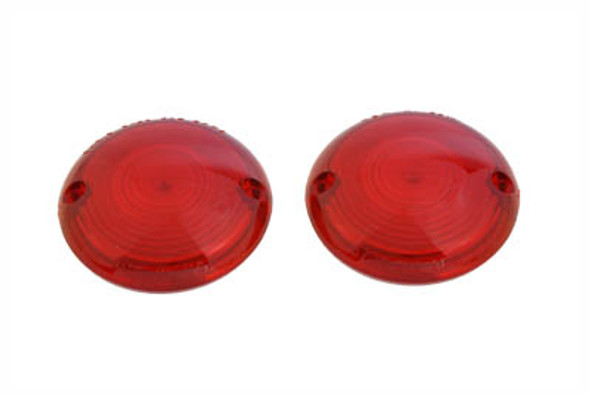 V-Twin - 33-0494 - Turn Signal Red Stock Style Lens Set