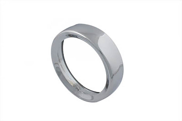 V-Twin - 33-0547 - 7 inch Headlamp Chrome Frenched Trim Ring