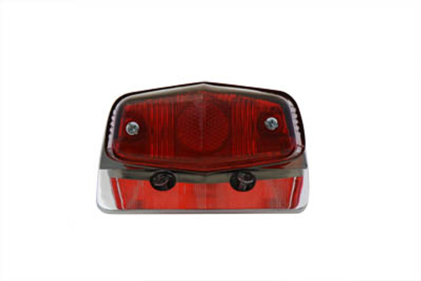 V-Twin - 33-0617 - Chrome Sport Tail Lamp Assembly Lucas Style