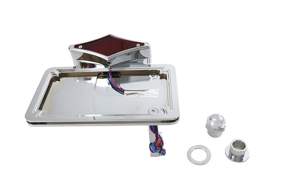 V-Twin - 33-0633 - Diamond LED Tail Lamp Assembly Horizontal Style