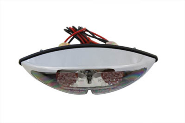 V-Twin - 33-0643 - Chrome ABS Big Eye LED Tail Lamp