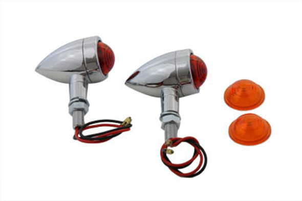 V-Twin - 33-0665 - Mini Speeder Bullet Style Marker Lamp Set