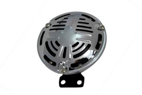 V-Twin - 33-0711 - Universal Style Chrome 12 Volt Horn