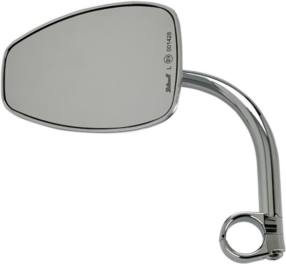  Biltwell - Tear Drop Mirror with 1" Mount 