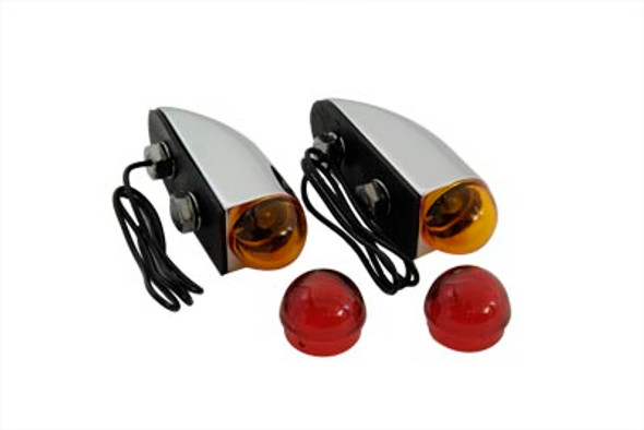 V-Twin - 33-0819 - 1 inch Mini Marker Lamp Set