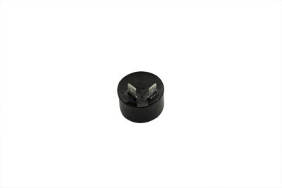 V-Twin - 33-0916 - Round 12 Volt Solid State Turn Signal Flasher - Fits 1982-1990 Harley-Davidson FXR, 1984-1990 FXST, FLST, 1973-1984 FX, 1964-1984 FL, 1973-1995 XL