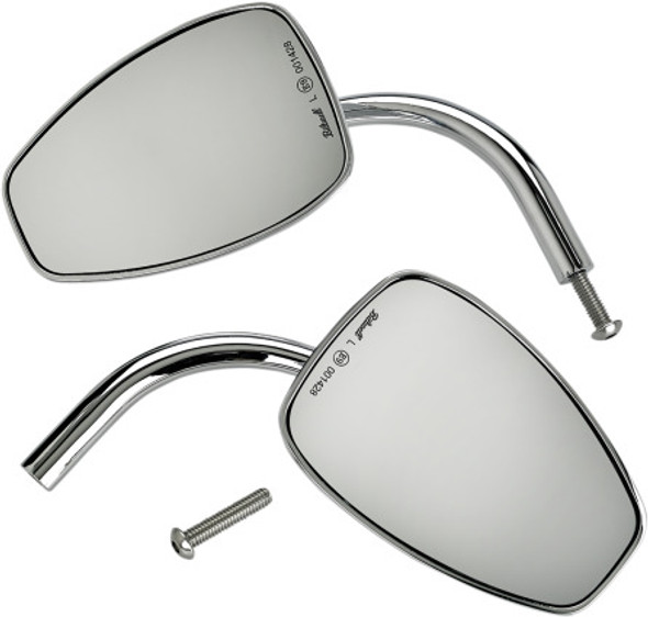  Biltwell - Tear Drop Harley Davidson Mirror Set w/ 1" Mount 