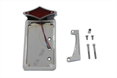 V-Twin - 33-0951 - Diamond Vertical Tail Lamp Kit - Fits 1991-2005 Harley-Davidson FXD, 1989-2006 FLST, FXST