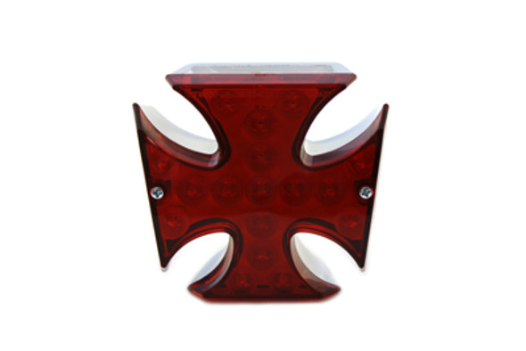 V-Twin - 33-0965 - Maltese LED Tail Lamp with Red Lens