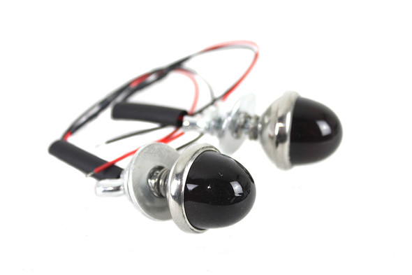 V-Twin - 33-0984 - License Plate Frame Bolt Set With Glass Lens And LED Light