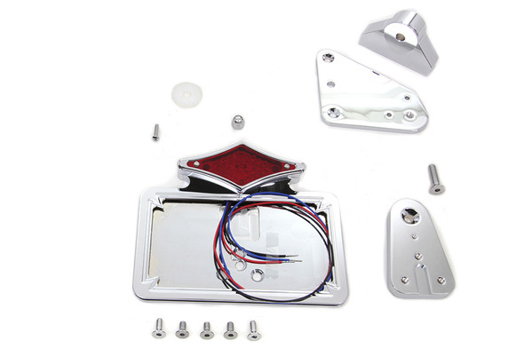 V-Twin - 33-1031 - Chrome Tail Lamp Assembly