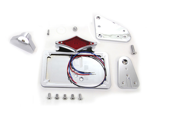 V-Twin - 33-1031 - Chrome Tail Lamp Assembly
