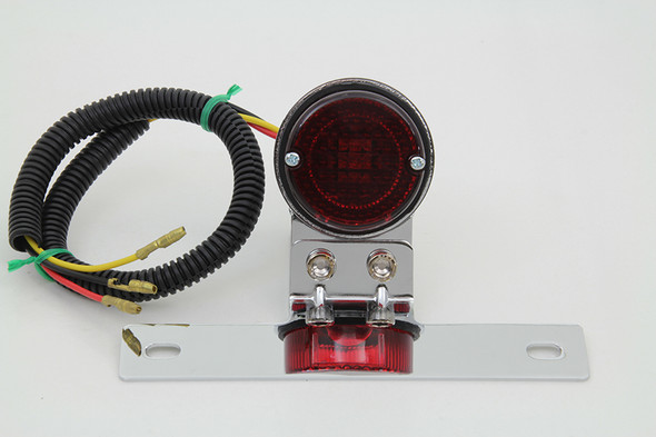 V-Twin - 33-1038 - 1 inch Round Tail Lamp