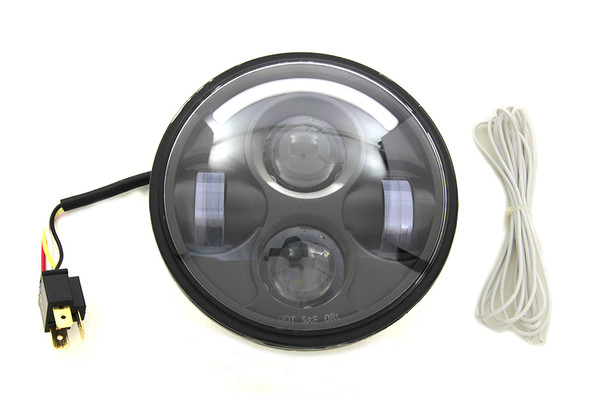V-Twin - 33-1043 - 5-3/4 inch LED Headlamp Unit