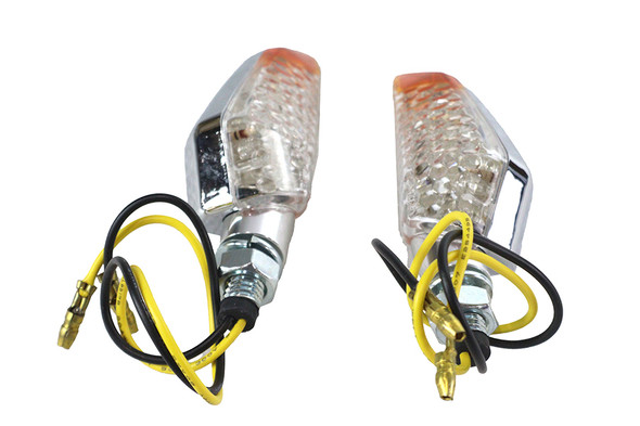 V-Twin - 33-1130 - Evil Eye Marker Lamp Set with Clear Lens
