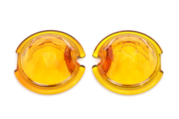 V-Twin - 33-1139 - Tail Lamp Lens Set Faceted Amber